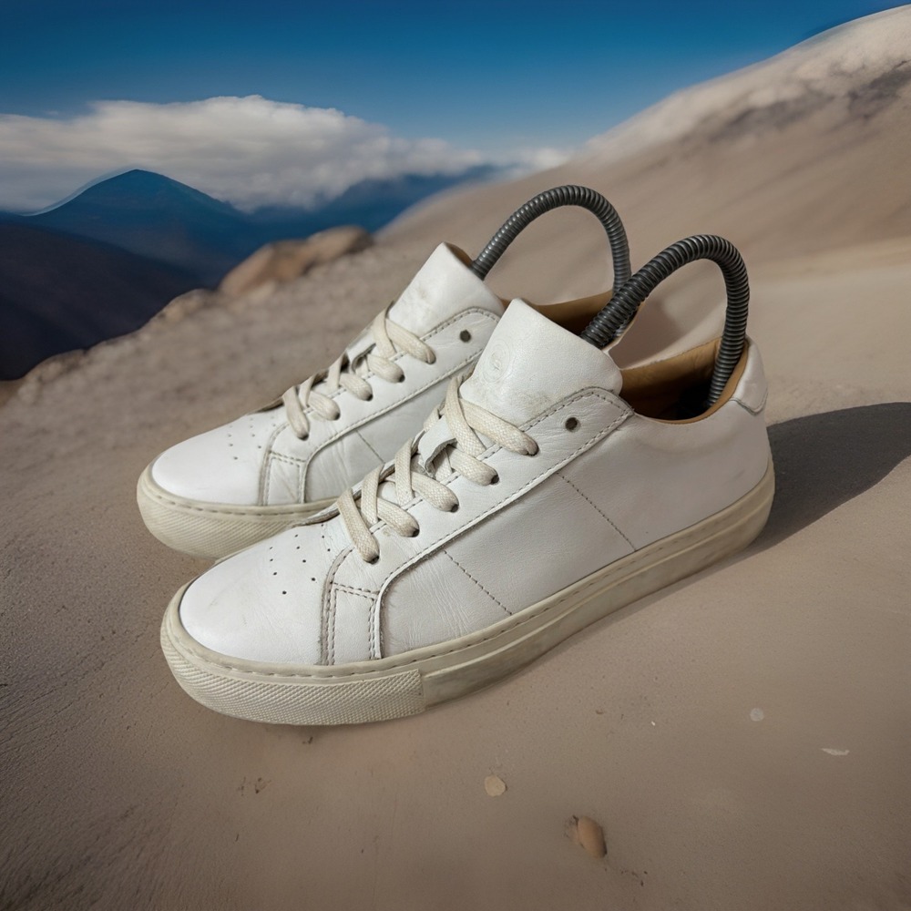 Women's Greats Brooklyn Sneakers Loafers Shoes Size 7.5 US/37.5 EU Ivory Leather